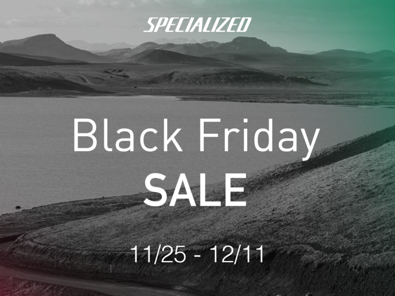 SPECIALIZED「Black Friday Sale」11/25(金)～12/11(日)